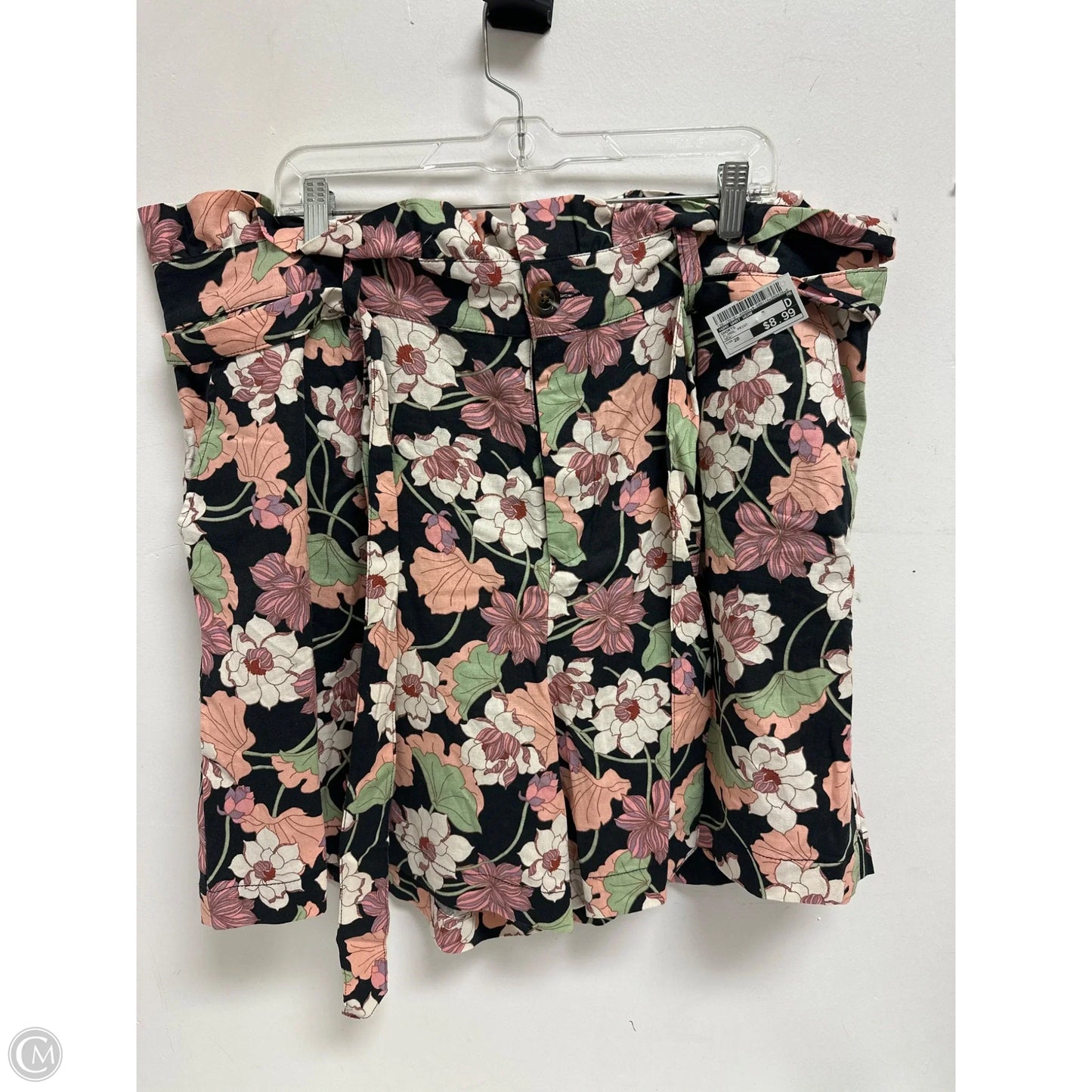 Shorts By Who What Wear In Floral Print, Size: 20