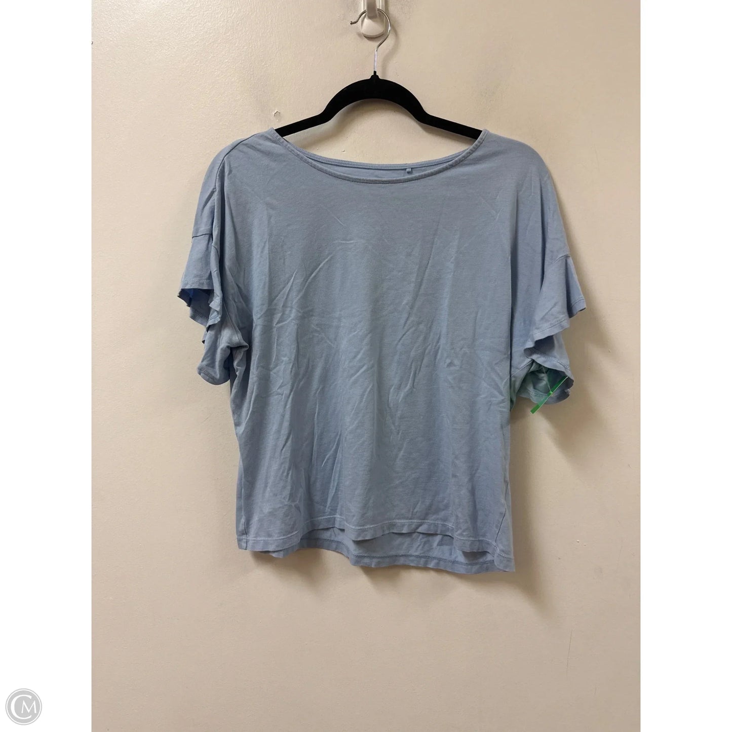 Top Short Sleeve By Clothes Mentor In Blue, Size: L