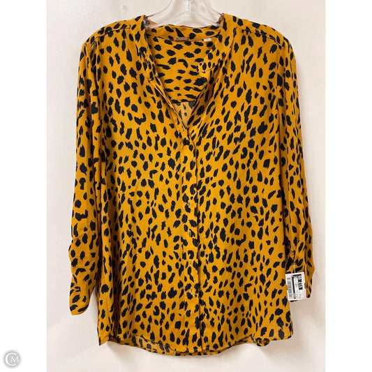 Top Long Sleeve By Tahari In Animal Print, Size: M