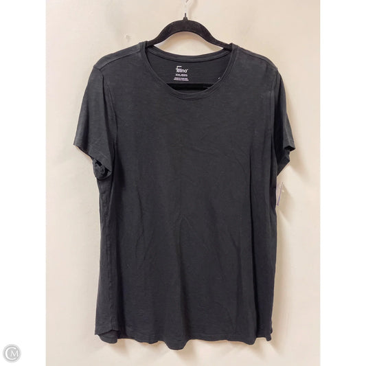 Top Short Sleeve Basic By Felina In Black, Size: 2x