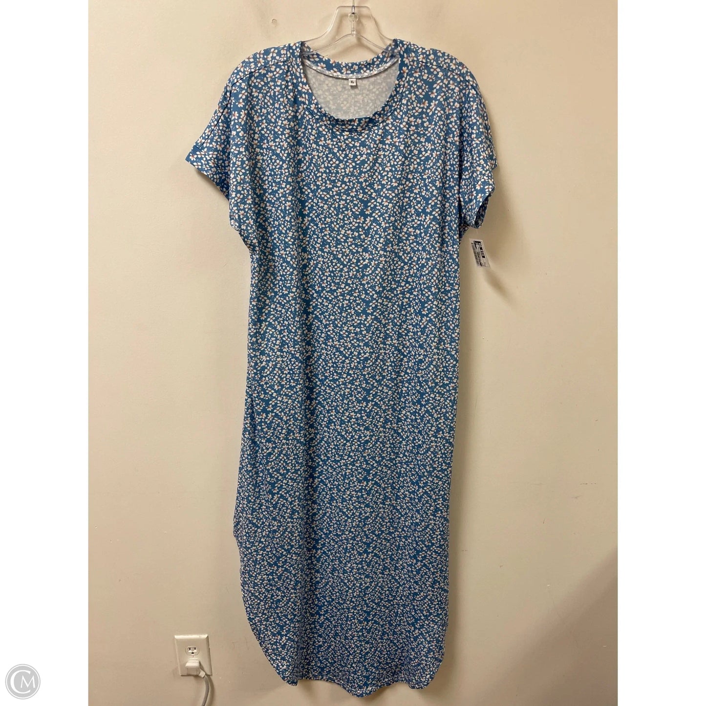 Dress Casual Maxi By Clothes Mentor In Blue, Size: Xl