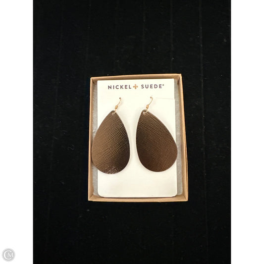 Earrings Dangle/drop By Nickel & Suede