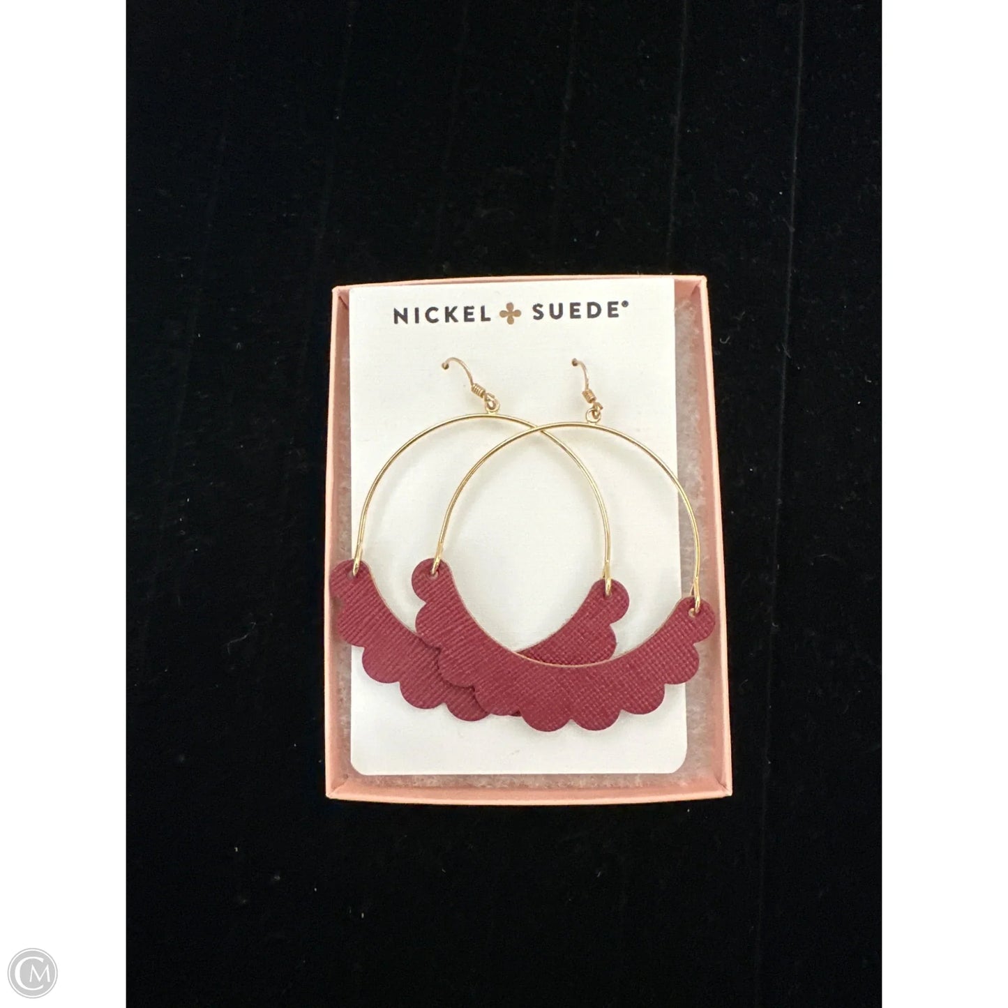 Earrings Dangle/drop By Nickel & Suede