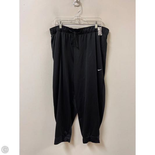 Athletic Pants By Nike In Black, Size: 1x