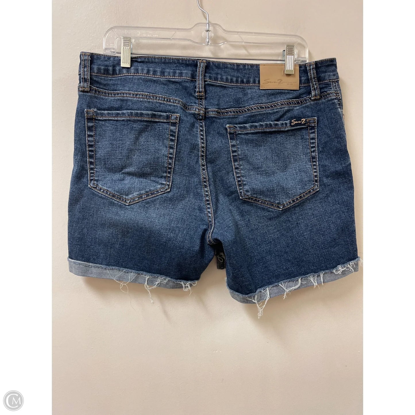 Shorts By Seven 7 In Blue Denim, Size: 12