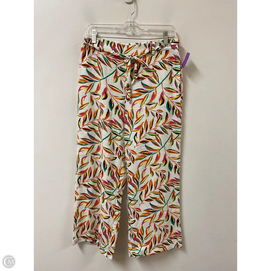 Pants Wide Leg By Calligraphie In Cream, Size: 8