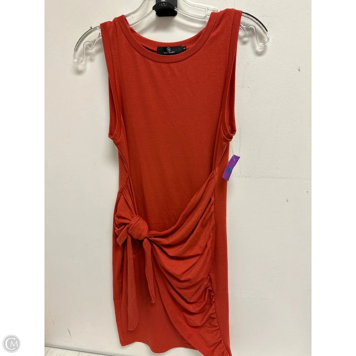 Dress Casual Short By Lillusory In Orange, Size: S