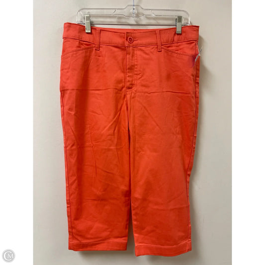 Capris By St Johns Bay In Orange, Size: 10