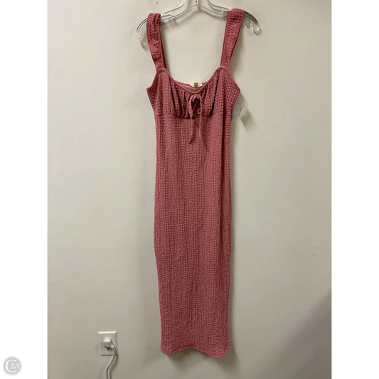Dress Casual Maxi By See You Monday In Pink, Size: Xl
