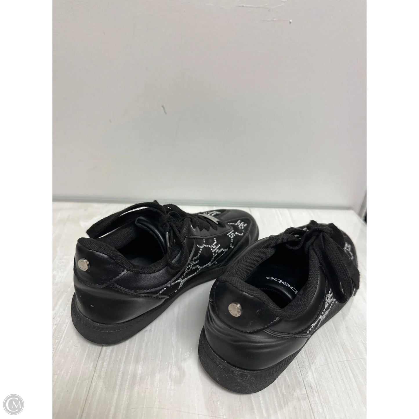 Shoes Sneakers By Bebe In Black, Size: 6