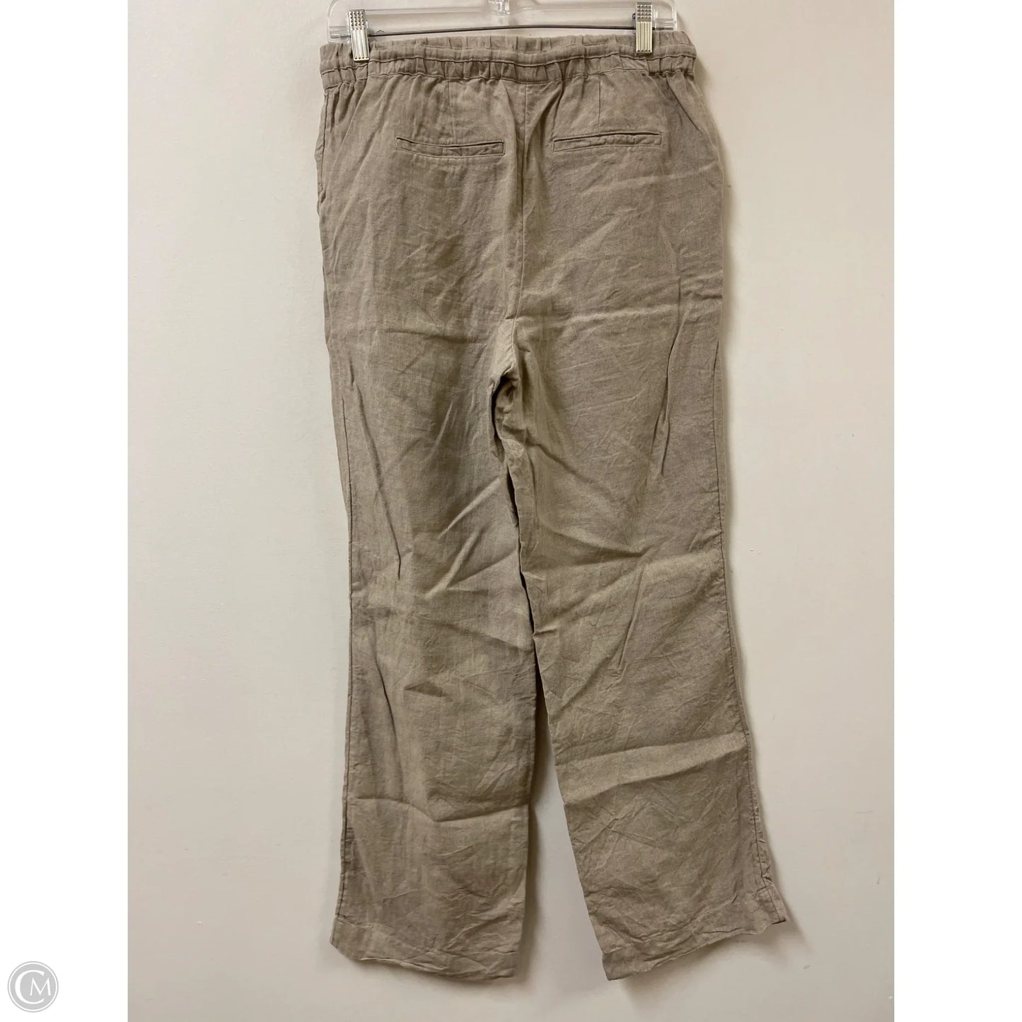 Pants Linen By Charter Club In Tan, Size: 4