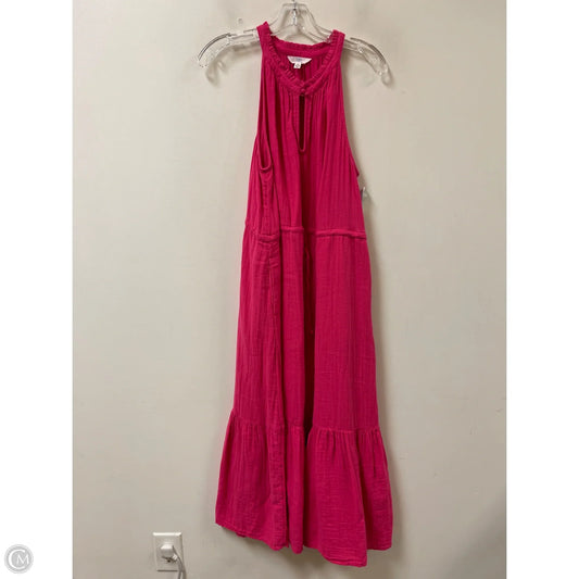 Dress Casual Maxi By Time And Tru In Pink, Size: M