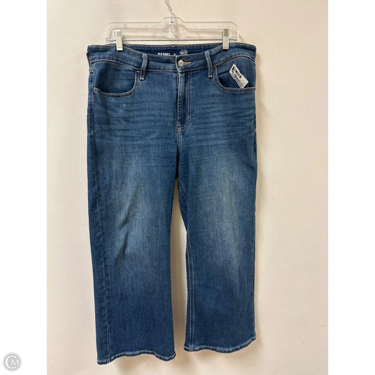 Jeans Wide Leg By Old Navy In Blue Denim, Size: 12