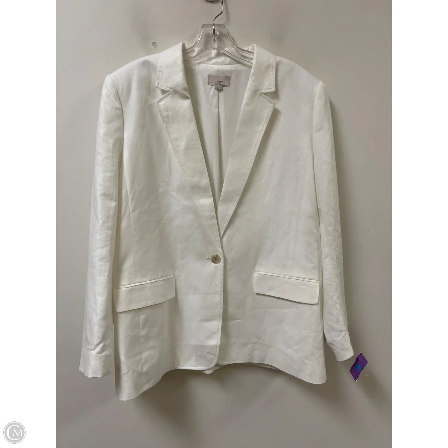 Blazer By Loft In White, Size: L