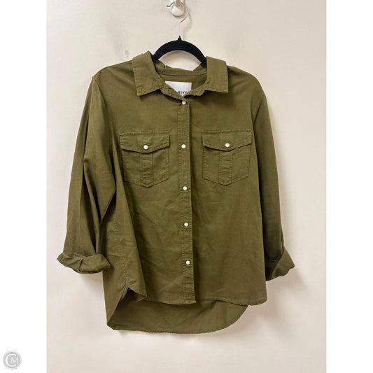Blouse Long Sleeve By Lola River In Green, Size: M