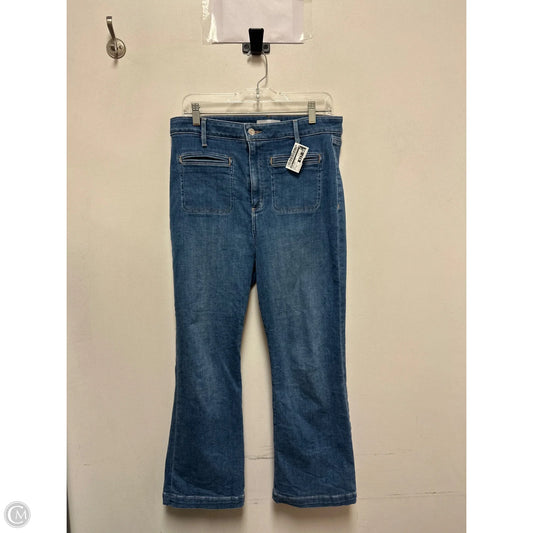 Jeans Boot Cut By Loft In Blue Denim, Size: 12