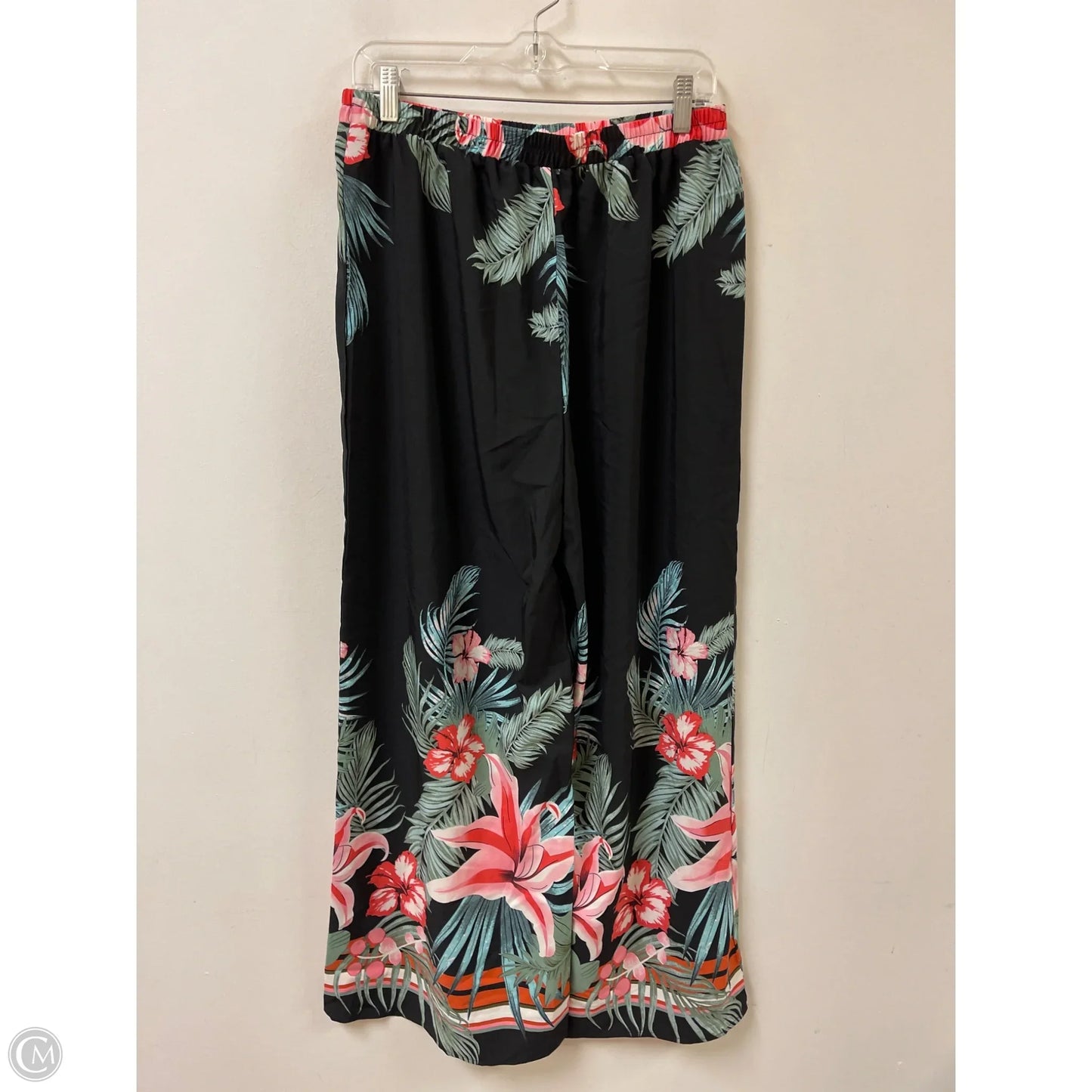 Pants Wide Leg By Emery Rose In Leopard Print, Size: 16