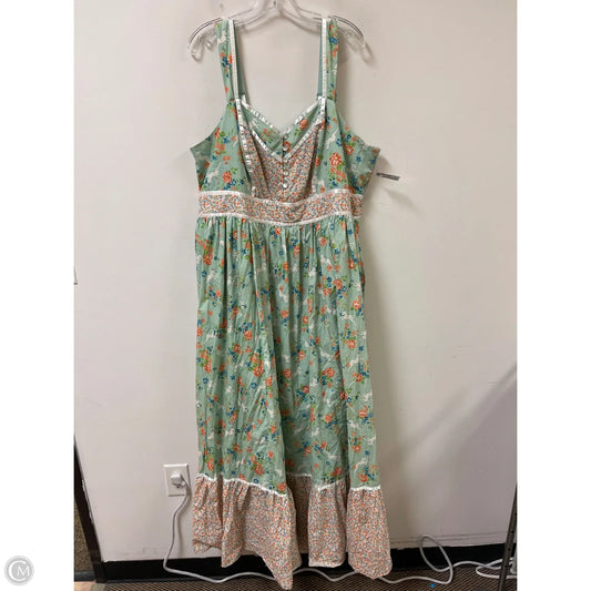 Dress Party Long By Cma In Green, Size: 2x