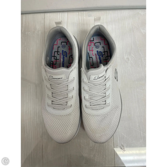 Shoes Sneakers By Skechers In Cream, Size: 6.5