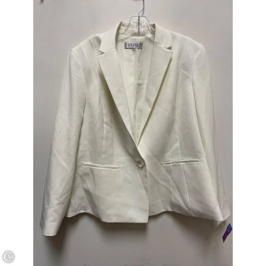 Blazer By Kasper In White, Size: 2x