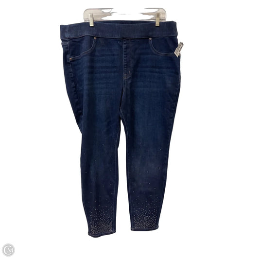 Jeans Skinny By Lane Bryant In Blue Denim, Size: 20