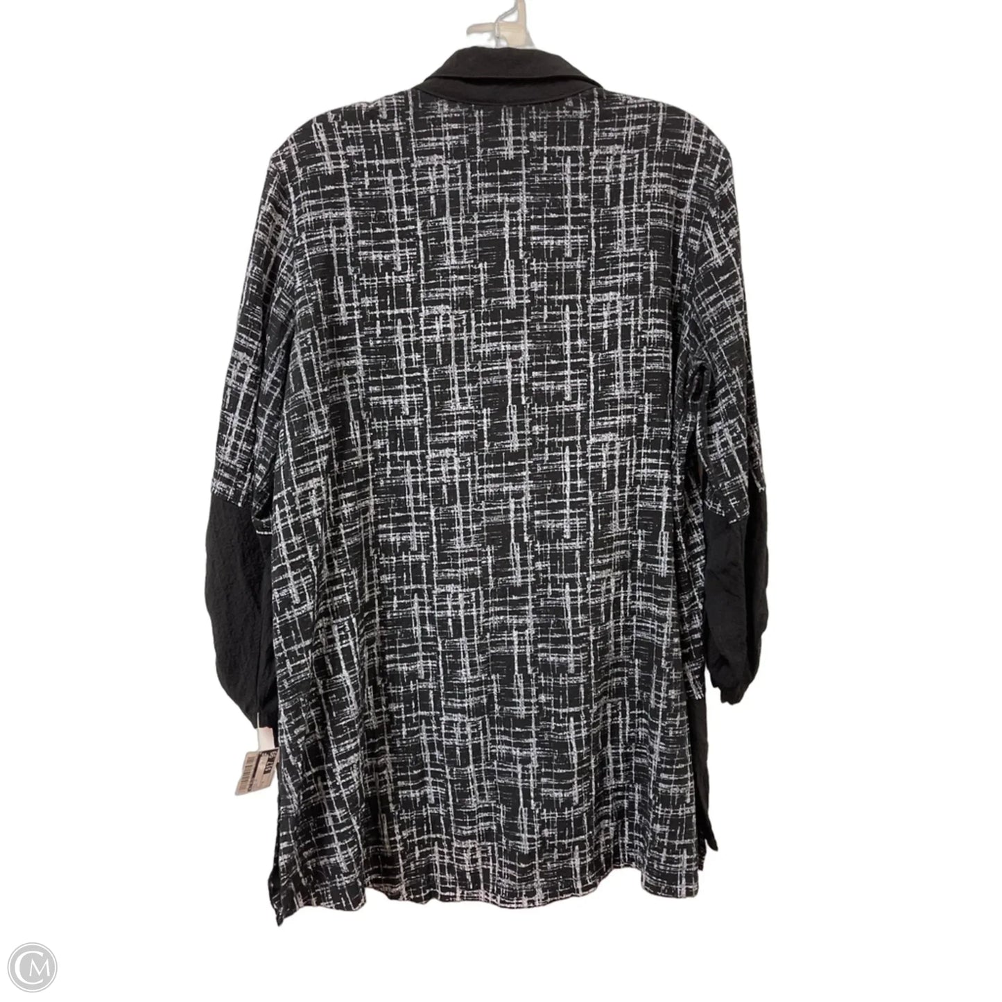 Tunic Long Sleeve By Ali Miles In Black, Size: M