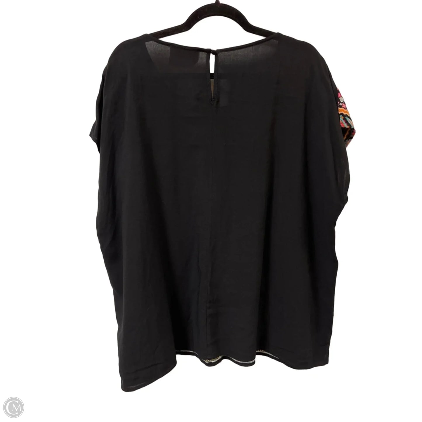 Top Sleeveless By Savanna Jane In Black, Size: 2x