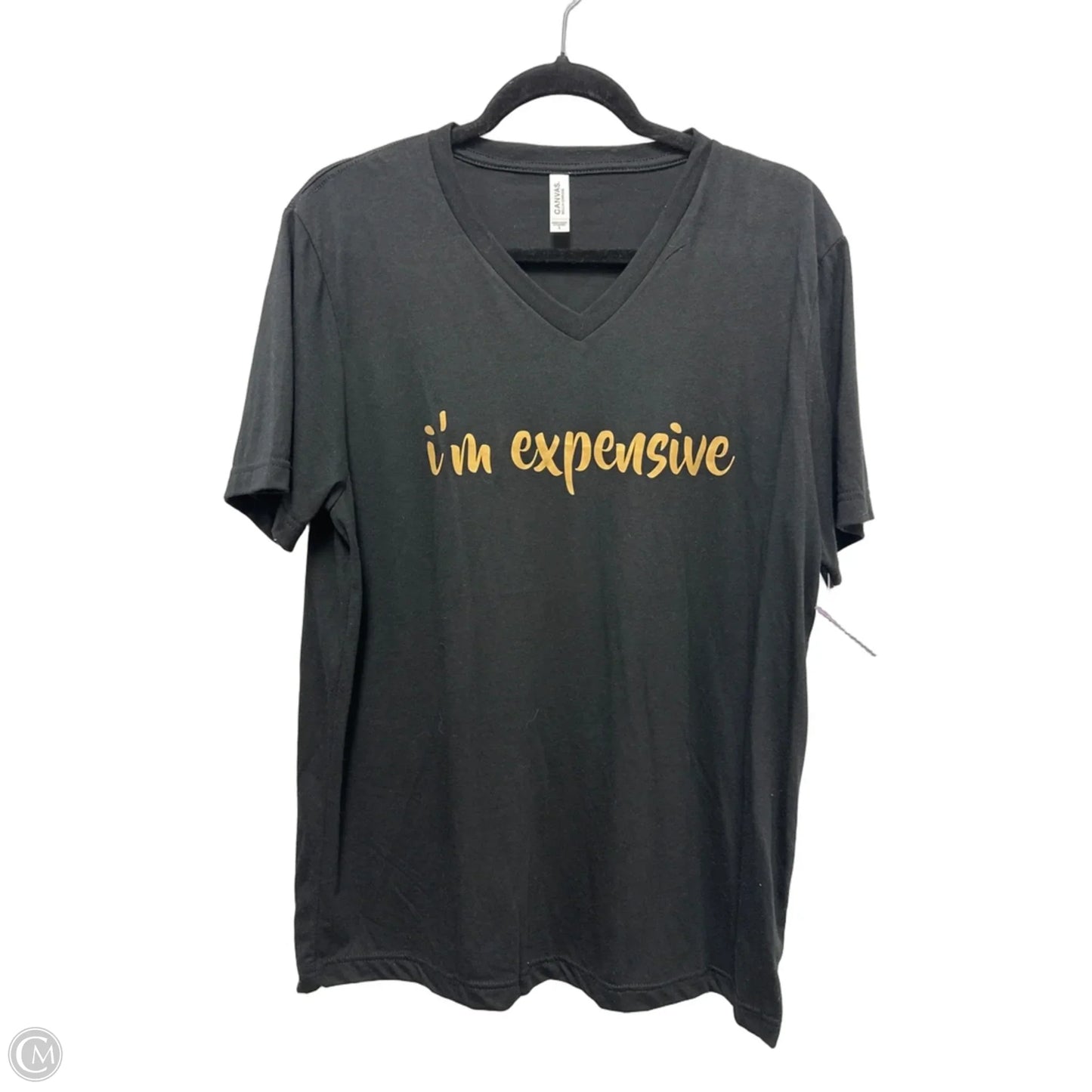 Top Short Sleeve By Canvasback In Black, Size: L