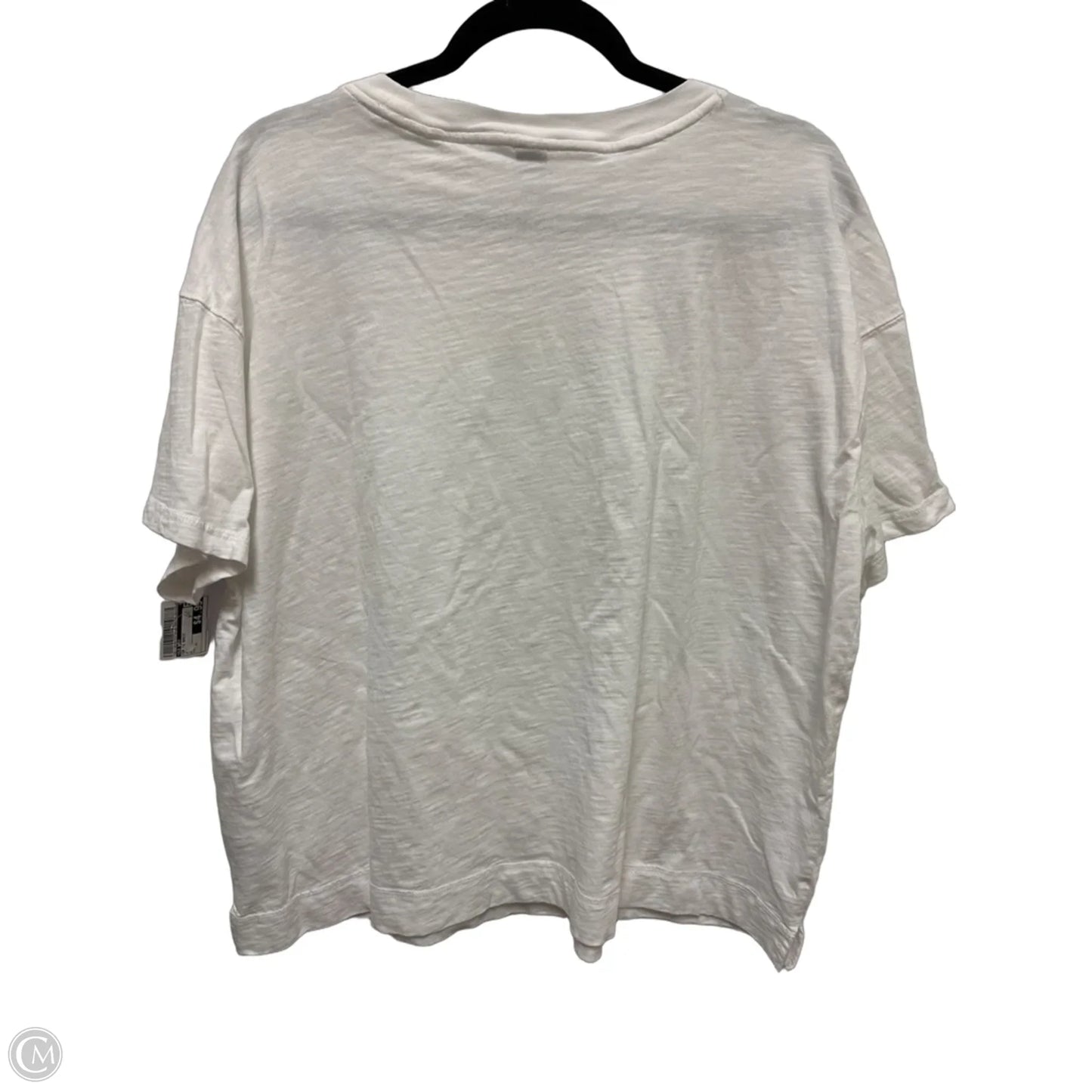 Top Short Sleeve Basic By Old Navy In White, Size: Xl