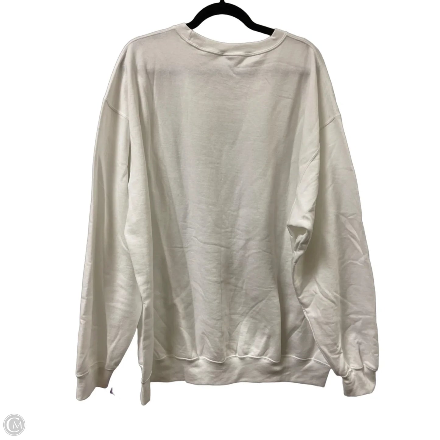 Sweater By Port & Company In White, Size: 2x