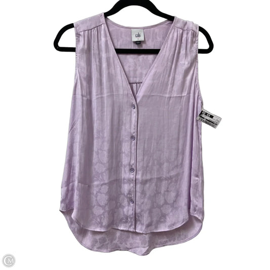 Top Sleeveless By Cabi In Purple, Size: S