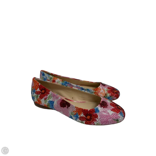 Shoes Flats By Alex Marie In Floral Print, Size: 6