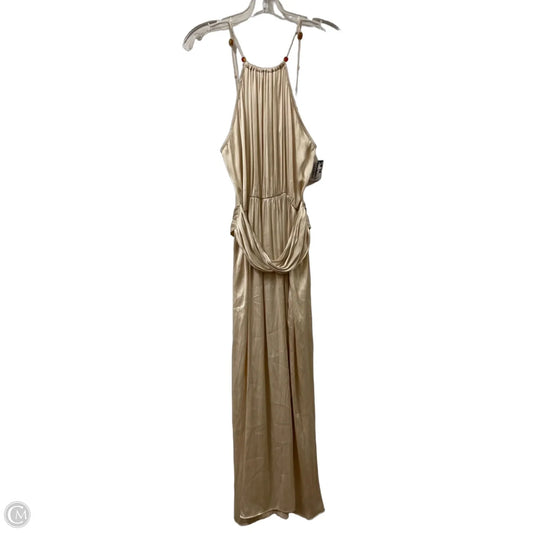 Dress Casual Maxi By Zara In Cream, Size: M