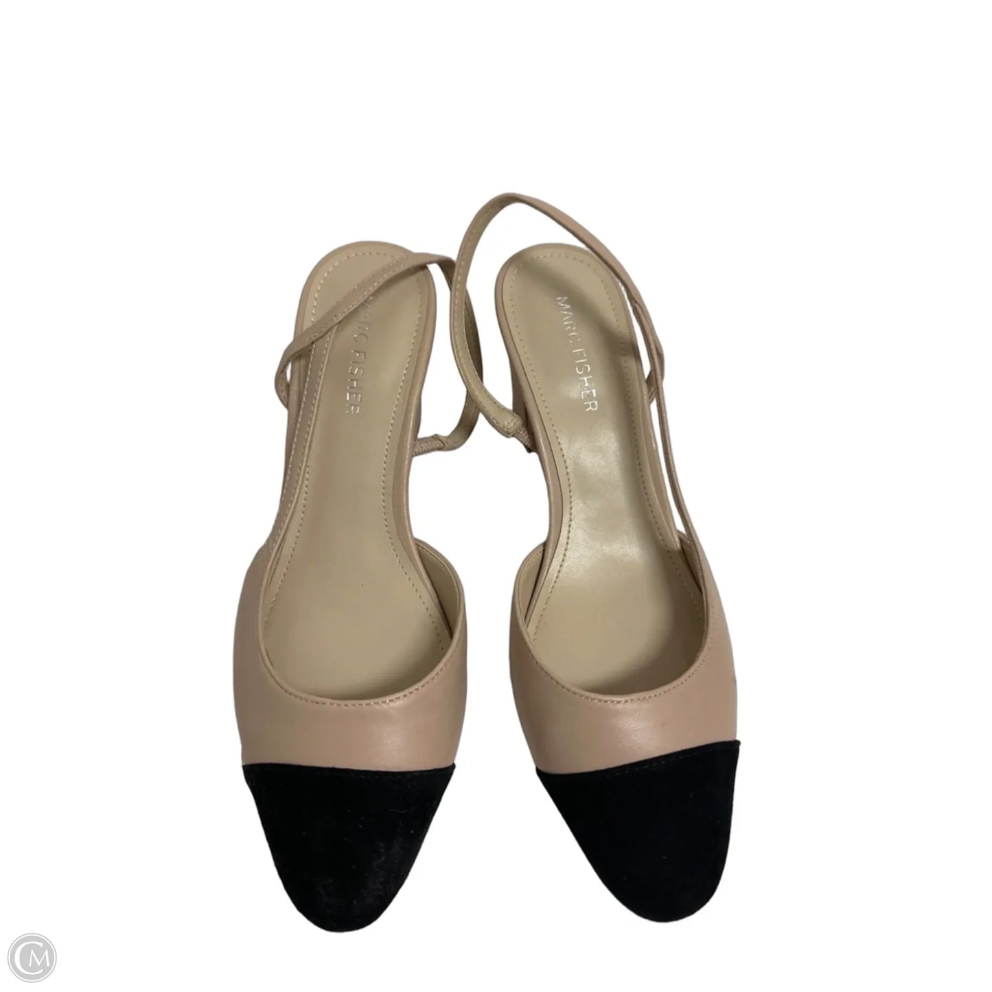 Shoes Heels Block By Marc Fisher In Tan, Size: 7.5
