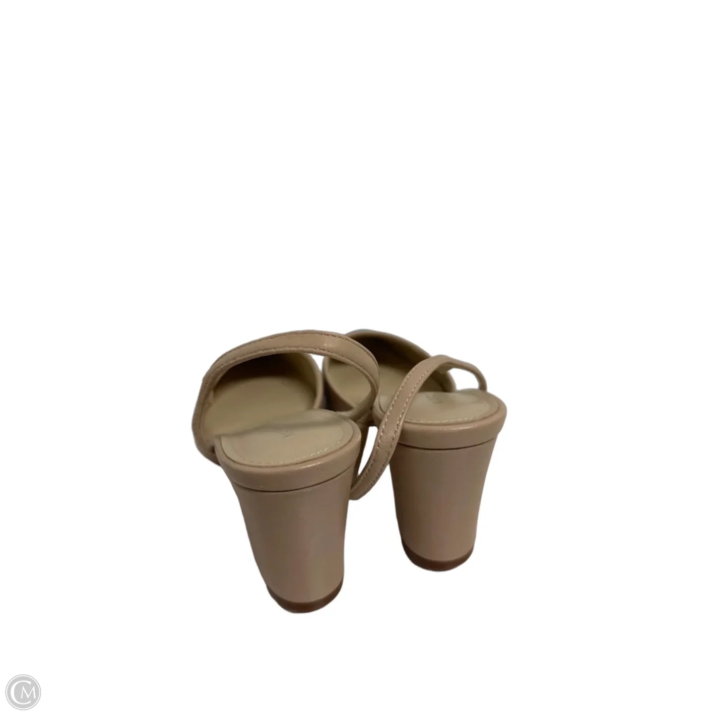 Shoes Heels Block By Marc Fisher In Tan, Size: 7.5