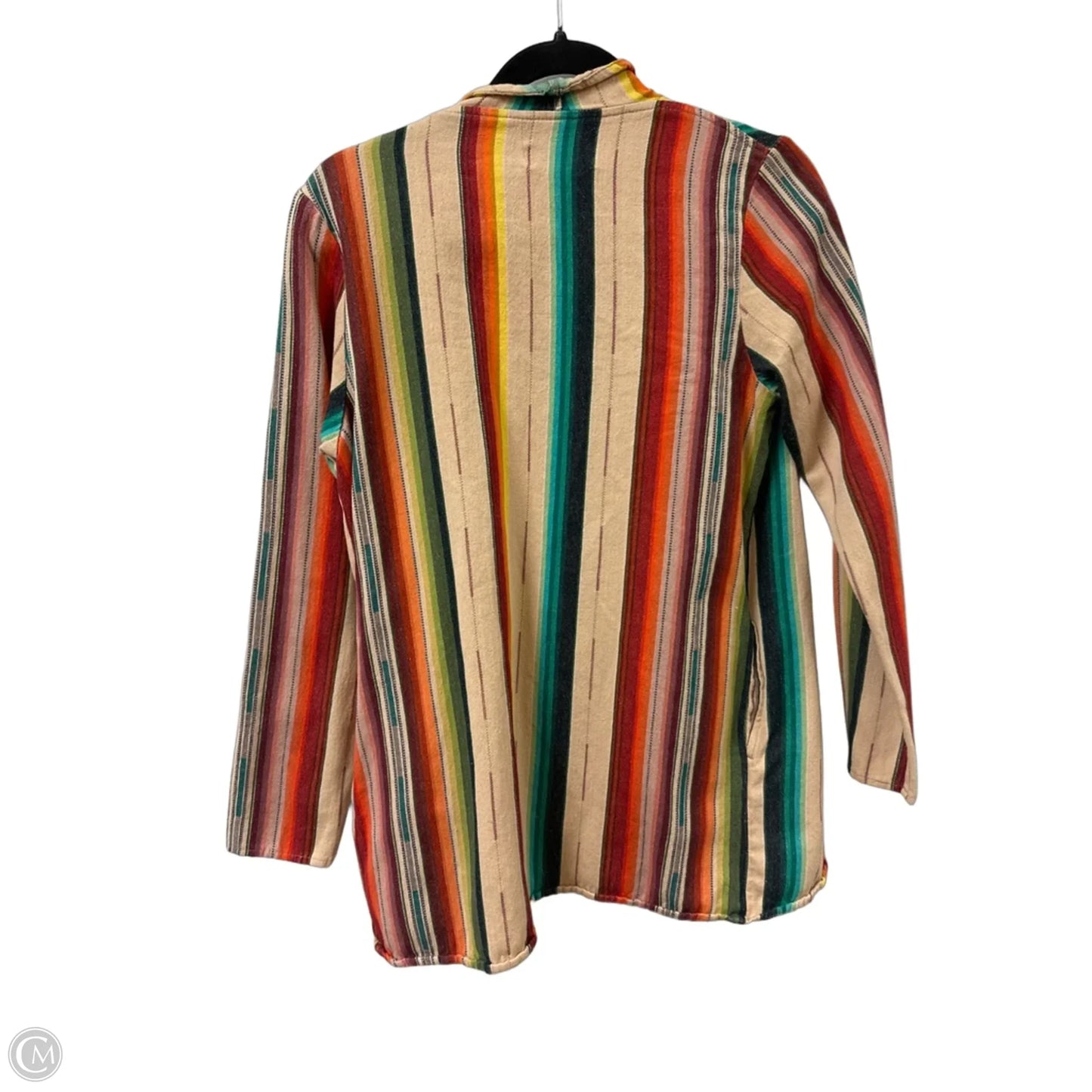 Cardigan By Clothes Mentor In Striped Pattern, Size: S
