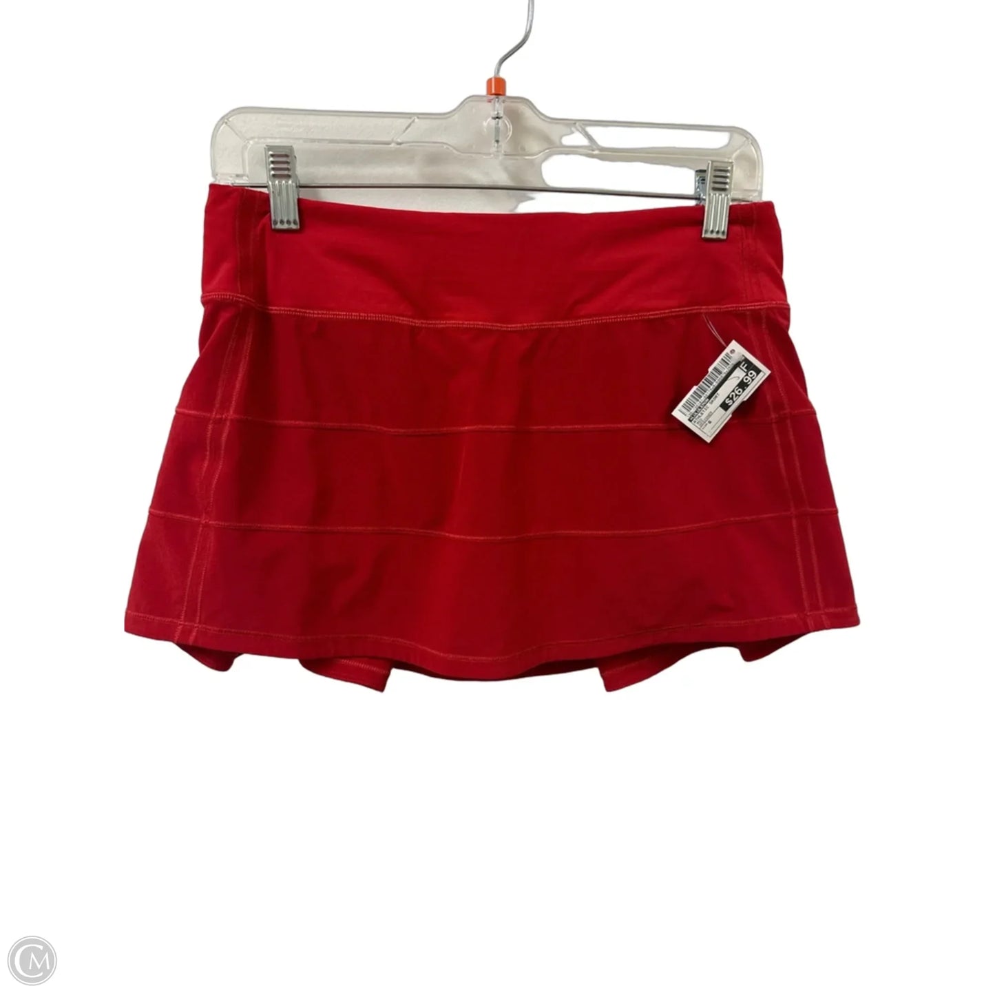 Athletic Skort By Lululemon In Red, Size: 6