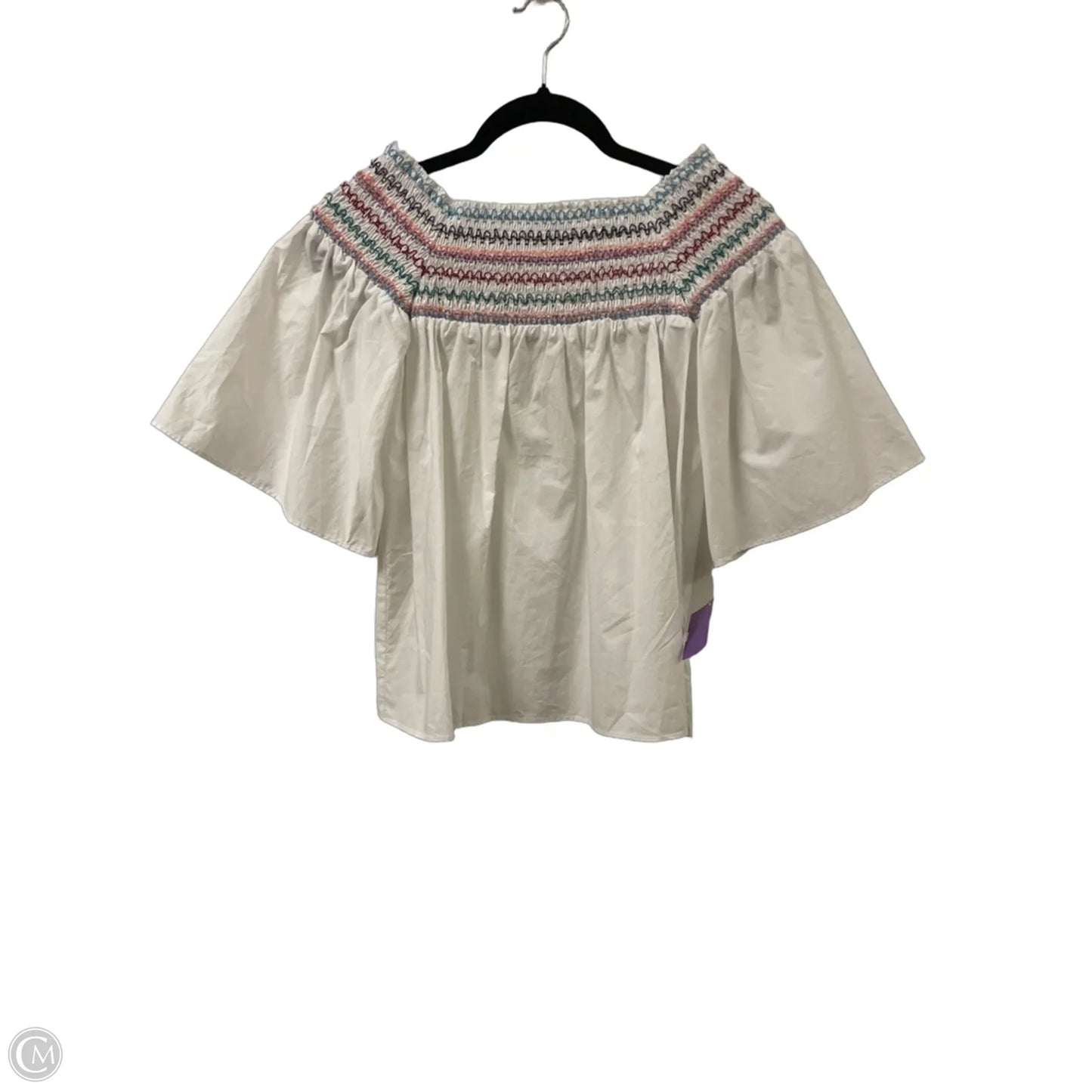 Top Short Sleeve By Parker In White, Size: Xs