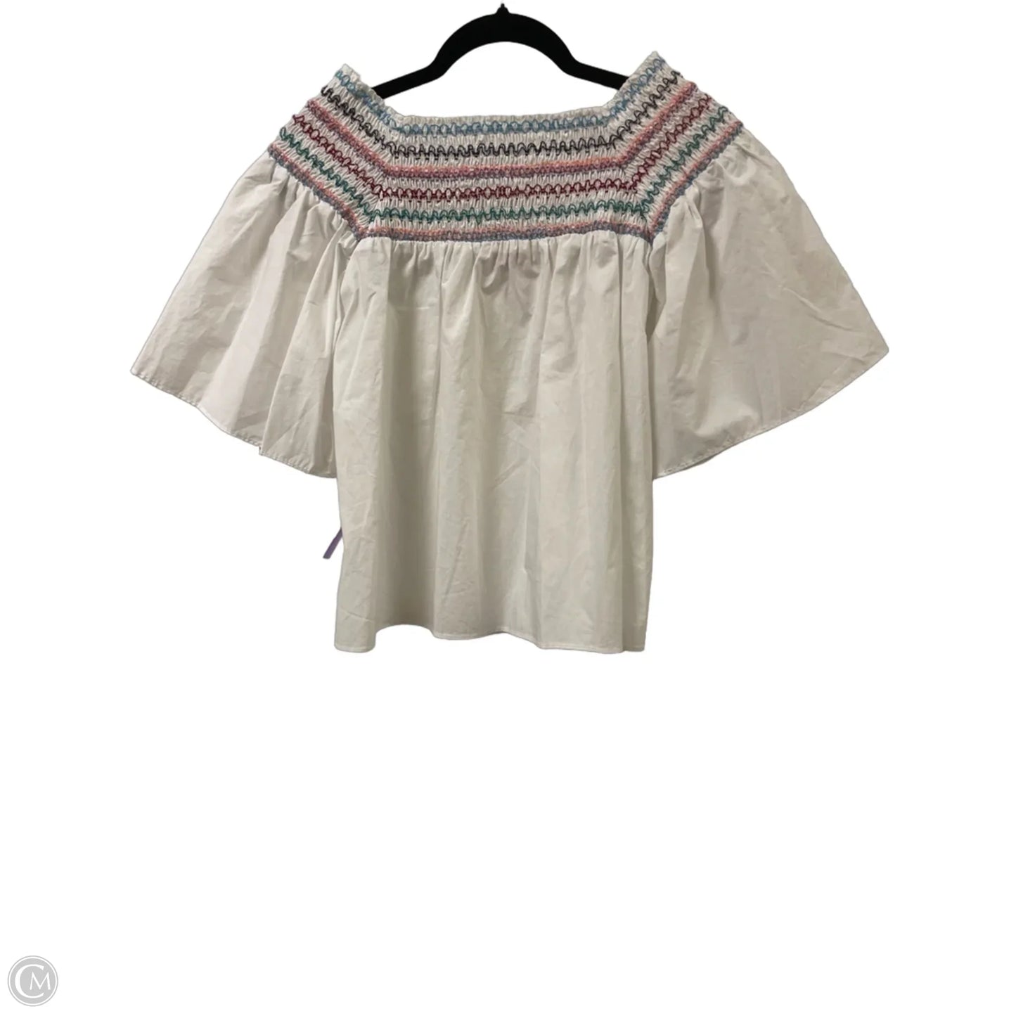 Top Short Sleeve By Parker In White, Size: Xs