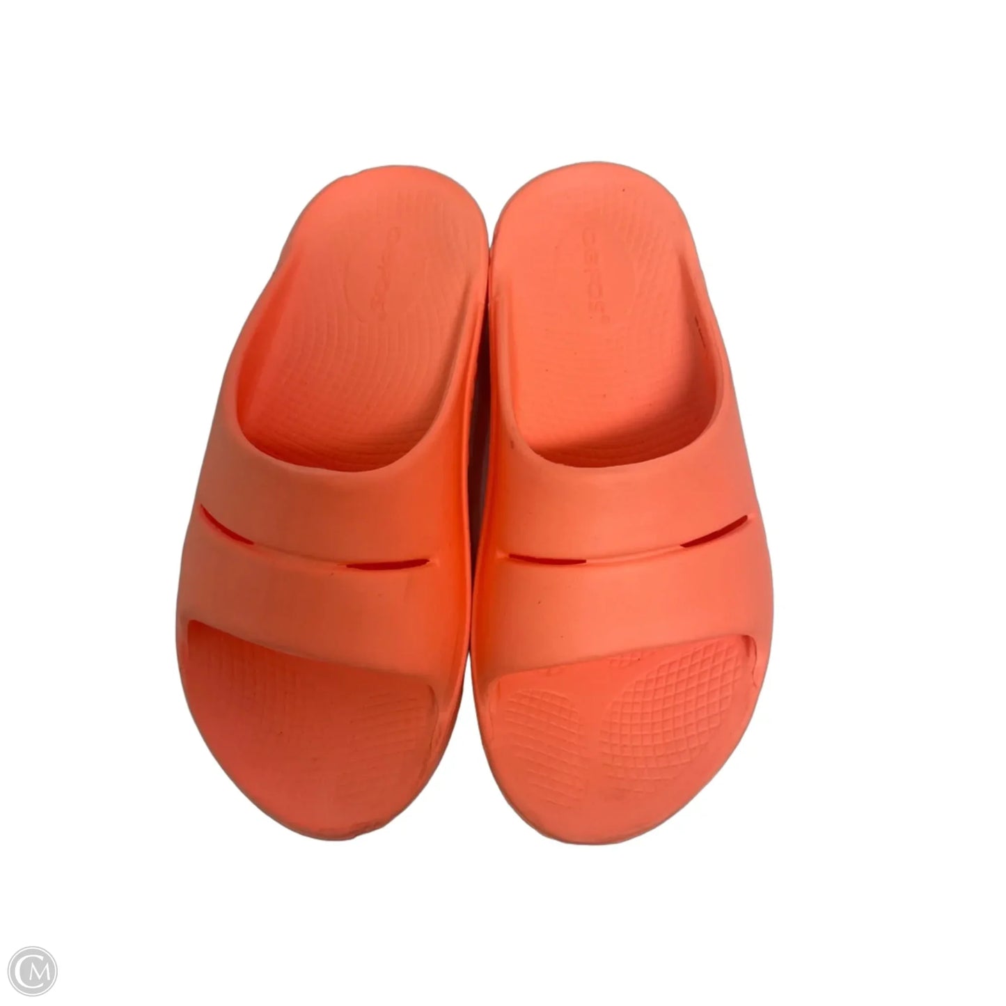 Sandals Flip Flops By Oofos In Coral, Size: 6
