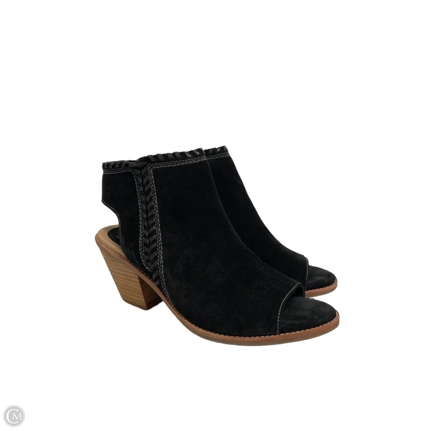 Sandals Heels Block By Sofft In Black, Size: 9.5