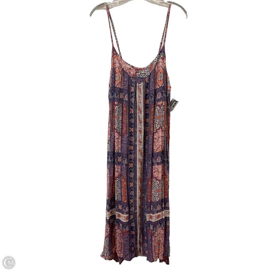 Dress Casual Maxi By Lucky Brand In Pink, Size: Xl