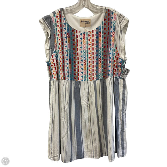Dress Casual Short By Savanna Jane In Striped Pattern, Size: 1x