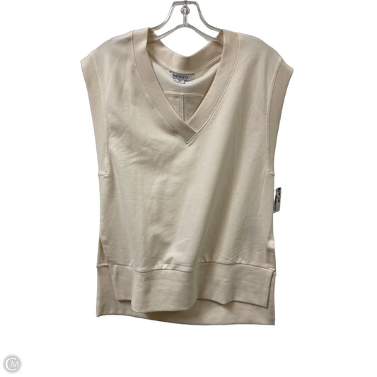 Athletic Top Short Sleeve By Athleta In Cream, Size: Xs