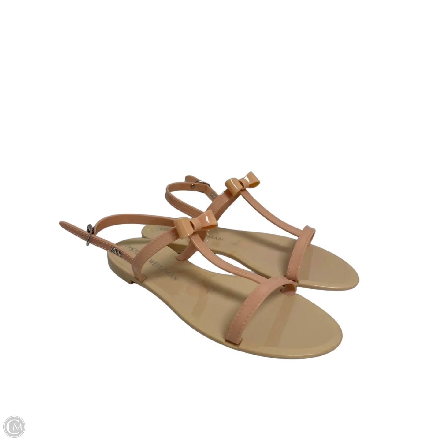 Sandals Designer By Stuart Weitzman In Cream, Size: 11
