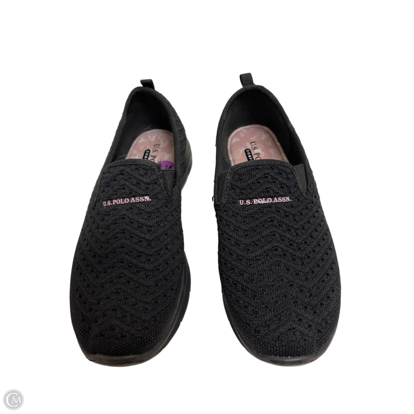 Shoes Sneakers By Us Polo Assoc In Black, Size: 6.5