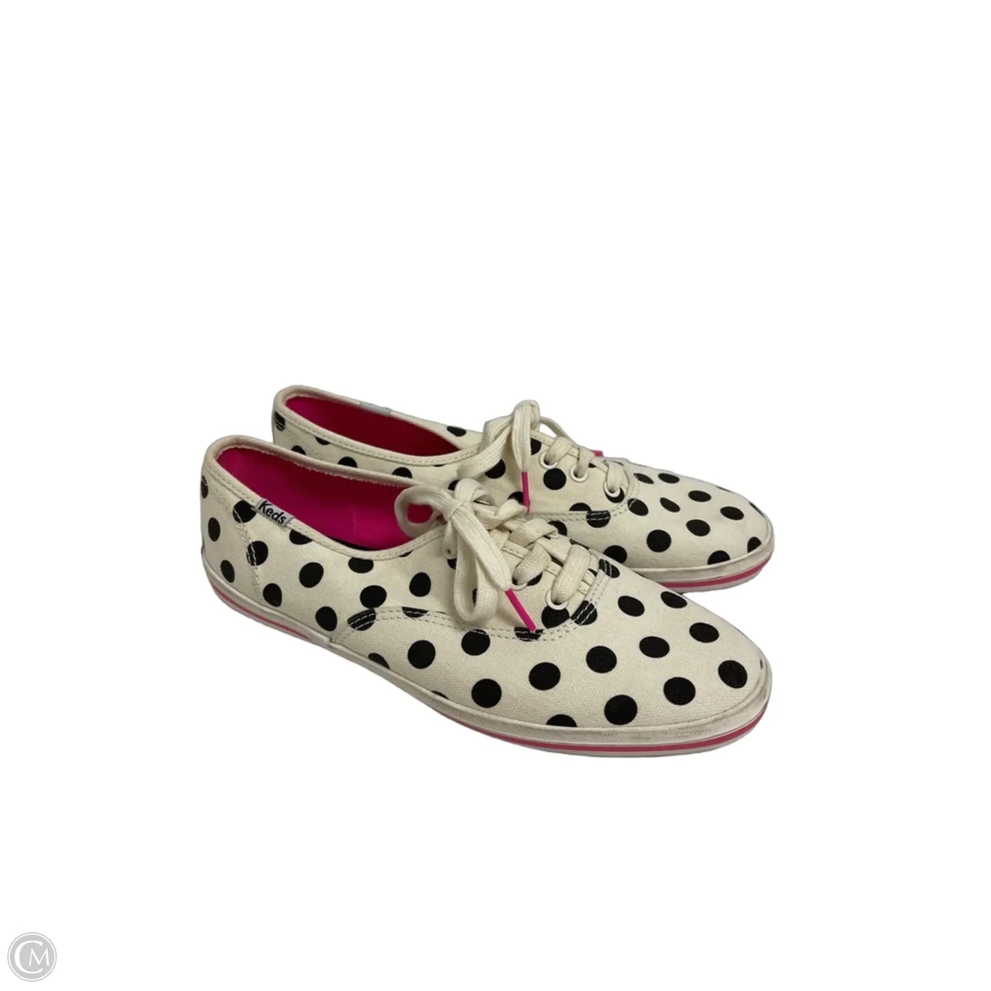 Shoes Sneakers By Keds In Polkadot Pattern, Size: 8