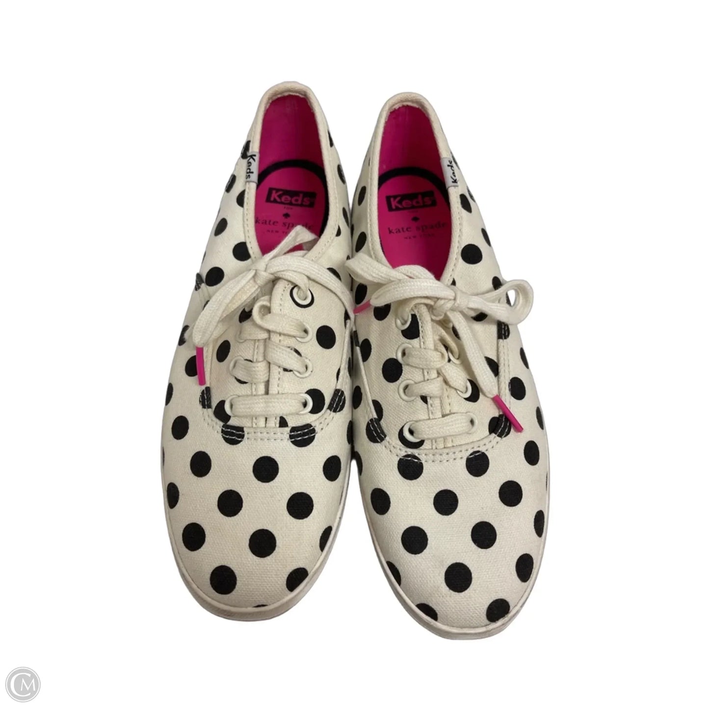 Shoes Sneakers By Keds In Polkadot Pattern, Size: 8