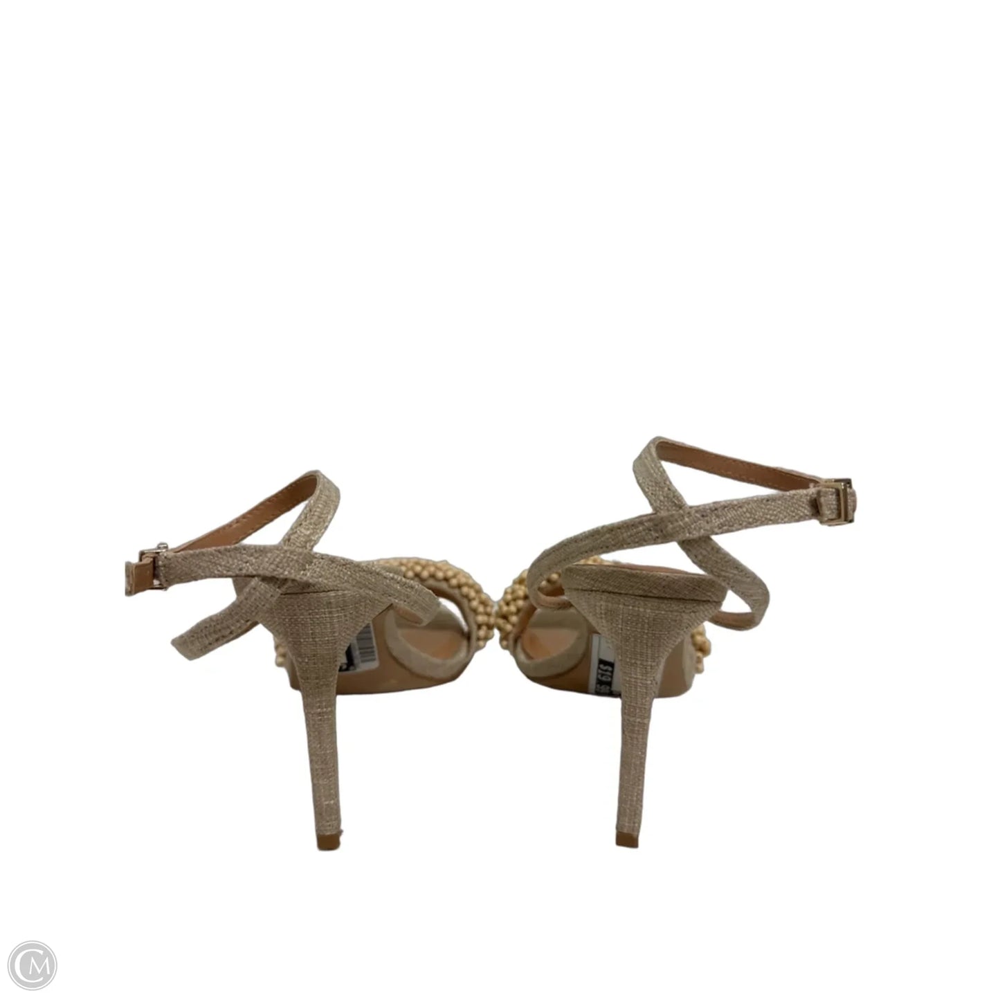 Sandals Heels Stiletto By Vince Camuto In Tan, Size: 7