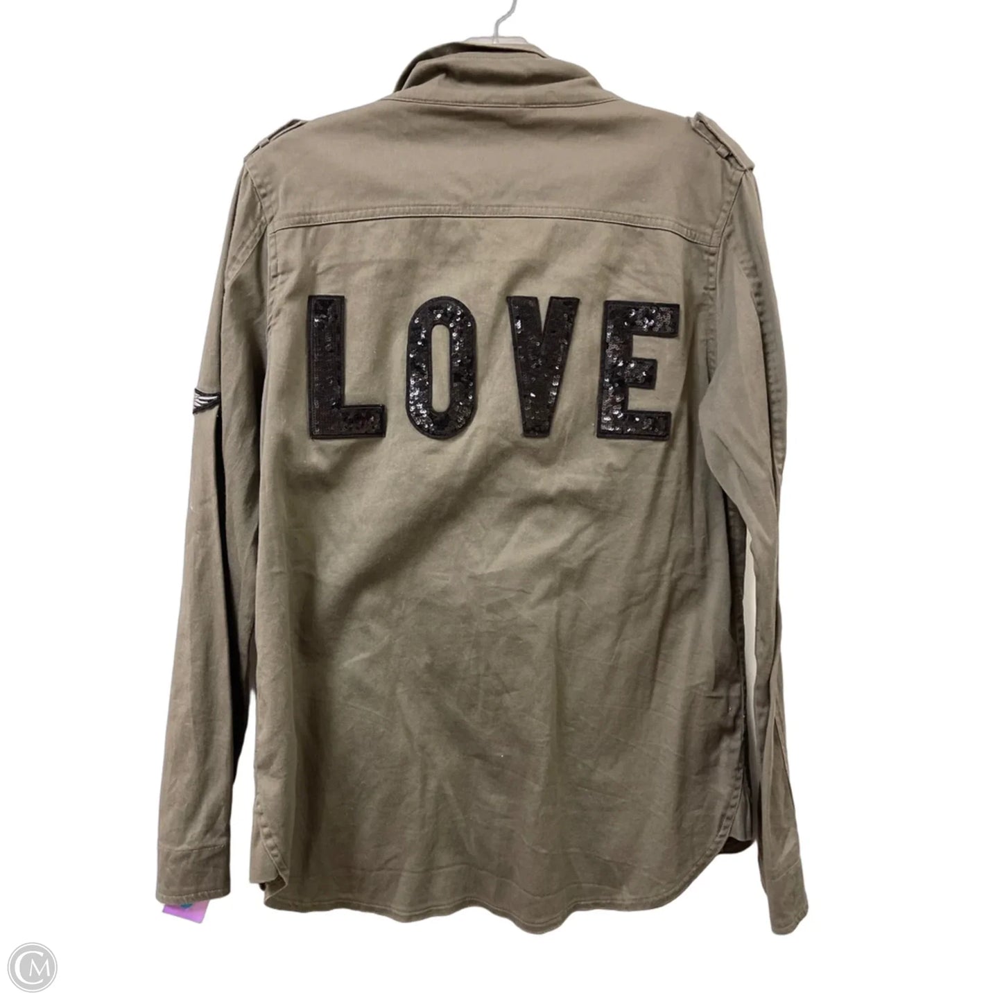 Jacket Other By Clothes Mentor In Green, Size: M